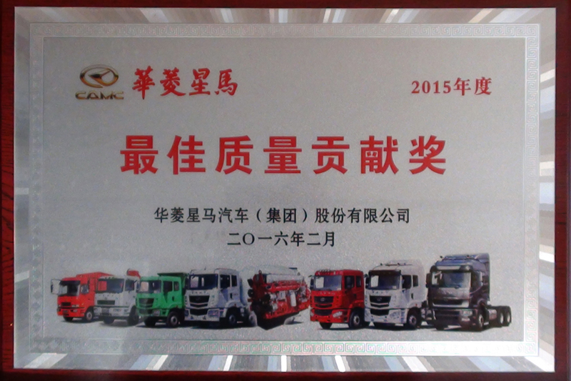 Best Quality Contribution Award (CAMC, 2015)